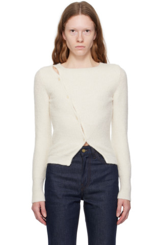 JACQEMUS グレーLa Maille Pau カーディガン