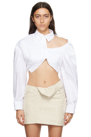 JACQUEMUS - White Le Chouchou 'La Chemise Galliga' Shirt