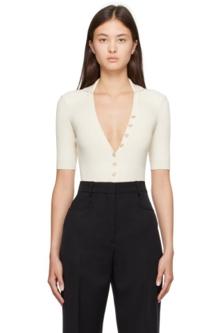 JACQUEMUS Yauco ribbed-knit bodysuit