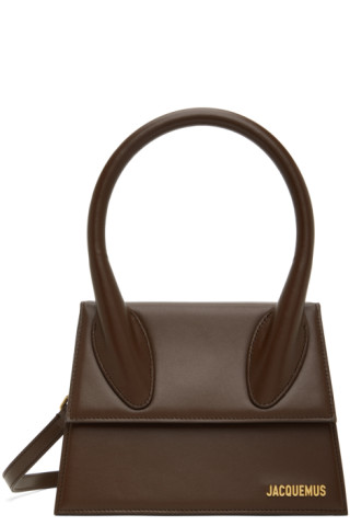 JACQUEMUS Le Grand Chiquito in Dark Brown