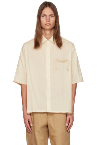 Off-White Le Papier 'La Chemise Cabri' Shirt by JACQUEMUS on Sale