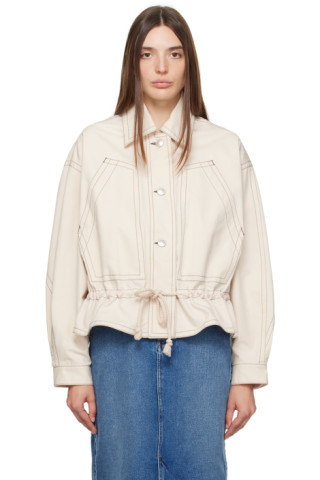 Off-White Delly Jacket by Isabel Marant Etoile on Sale