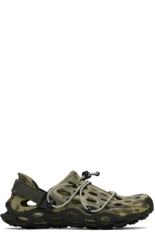 Merrell 1TRL: Green Hydro Moc AT Cage Sandals | SSENSE Merrell 1TRL: Green Hydro Moc AT Cage Sandals | SSENSE