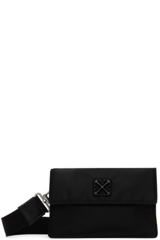 Off-White Jitney 1.0 Flap Leather Shoulder Bag