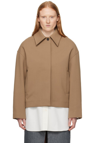 Studio Nicholson - Beige Button Tab Jacket