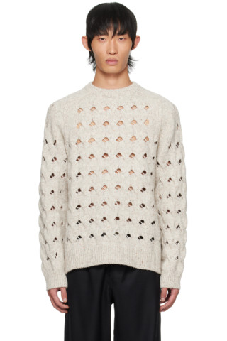 Beige Esrum Sweater by Soulland on Sale