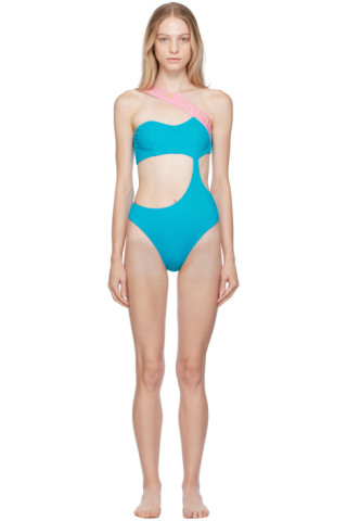 Versace Underwear Multicolor Barocco Goddess One-Piece Swimsuit Versace  Underwear