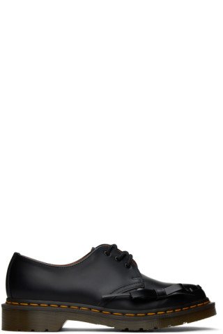 Black Dr. Martens Edition 1461 Ribbon Derbys by Comme des