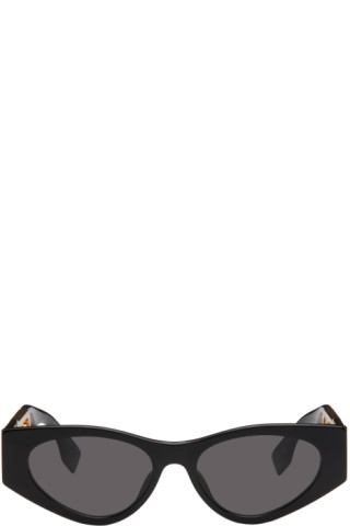 FENDI EYEWEAR O'Lock cat-eye acetate and gold-tone sunglasses