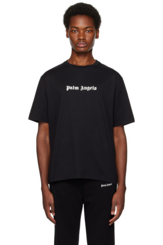 Palm Angels: Black Logo T-Shirt