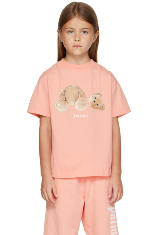 Set of two cotton T-shirts in pink - Palm Angels Kids
