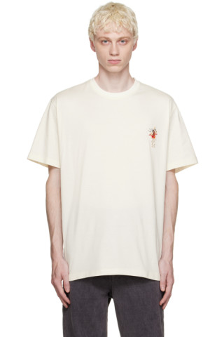 Off-White Volcano T-Shirt by WOOYOUNGMI on Sale