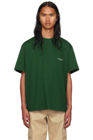 Green Square Label T-Shirt by Wooyoungmi on Sale