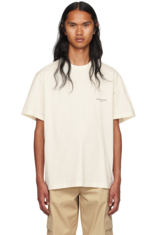 Wooyoungmi - Off-White Square Label T-Shirt