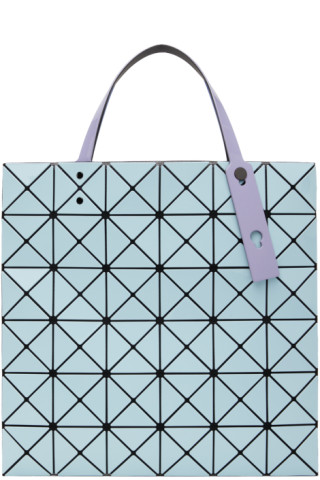 BAO BAO ISSEY MIYAKE: Blue & Purple Lucent Gloss Mix Tote | SSENSE