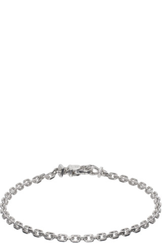 Tom Wood: Silver Anker Bracelet | SSENSE Canada