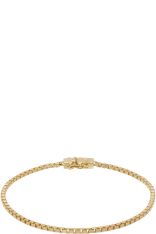 Tom Wood Curb Chain Clasp Bracelet - Gold