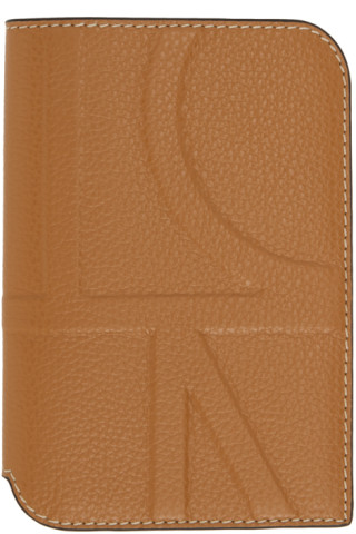 Totême Embossed Passport Holder - Black