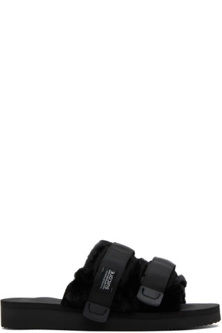 Suicoke - Black MOTO-FURab Sandals