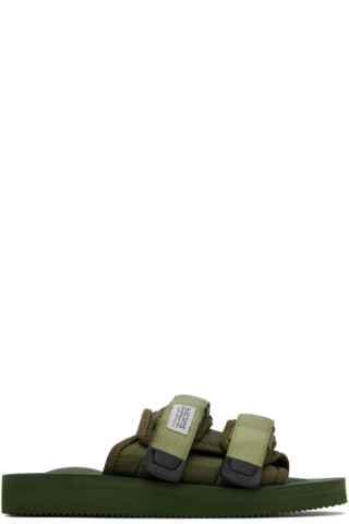 Suicoke - Green MOTO-Cab Sandals