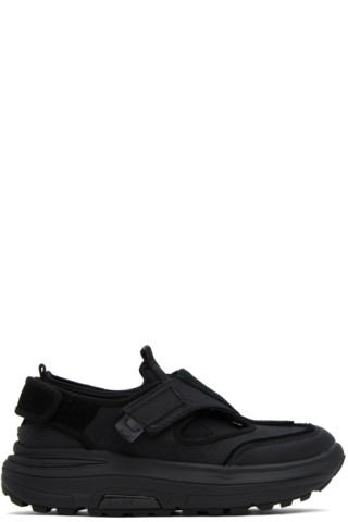 Black Tred Sneakers by Suicoke on Sale