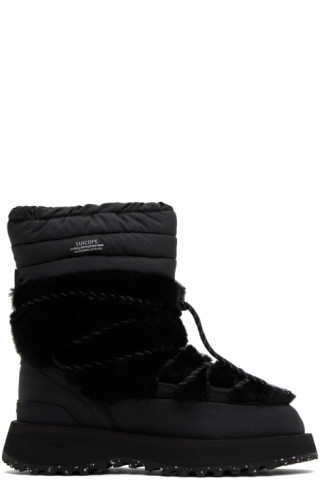 Suicoke - Black BOWER-ab-HI-FUR Boots