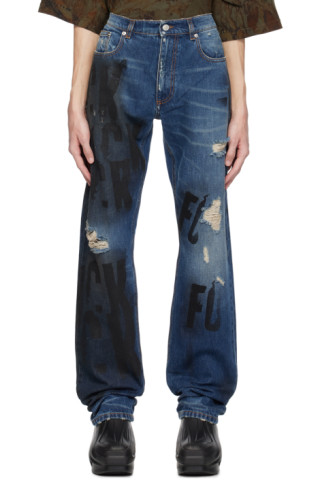 Blue Mark Flood Edition Jeans by 1017 ALYX 9SM on Sale