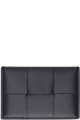 Bottega Veneta Leather Maxi Intrecciato Card Holder