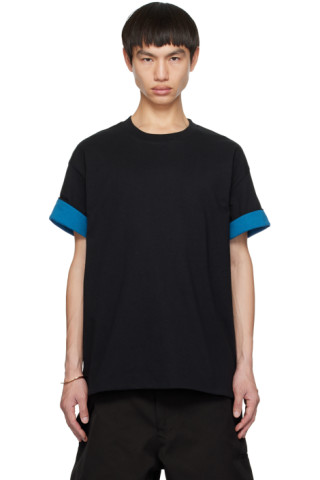 Bottega Veneta - Black Double Layer T-Shirt