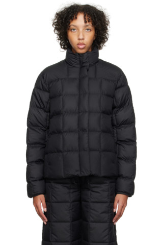 The North Face puffer lhotse reversible jacket in black