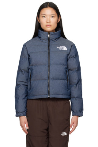 The North Face - ネイビー デニム 92 ヌプシ リバーシブル ダウンジャケット