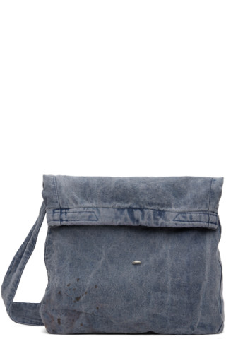 Blue Sling washed-denim cross-body bag, Our Legacy