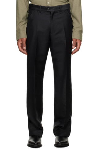 OUR LEGACY: Black Darien Trousers | SSENSE OUR LEGACY: Black Darien Trousers | SSENSE