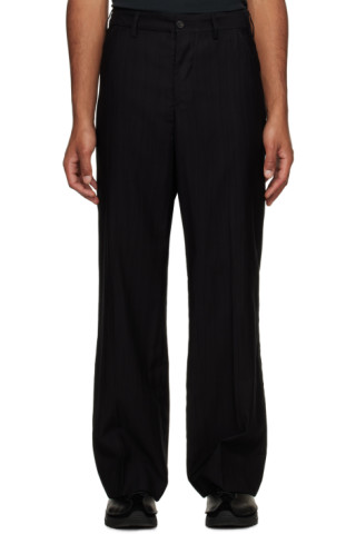 Our Legacy Sailor Wide-Leg Tailored Trousers - Black