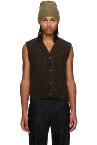 Brown Rugrat Vest by Our Legacy on Sale