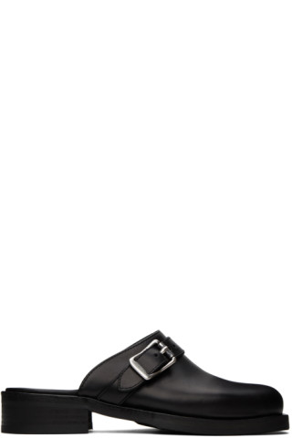 Our Legacy: Black Camion Mules | SSENSE Canada