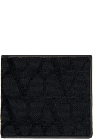 Valentino Garavani Men's Toile Iconographe Bifold Wallet