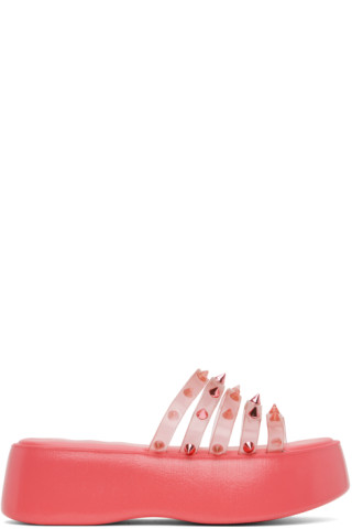 Pink Melissa Edition 'The Becky Punk Love' Slides by Jean