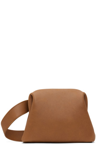 Brown Mini Brot Bag by OSOI on Sale