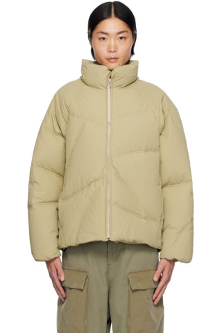 JieDa: Beige Random Down Jacket | SSENSE Canada