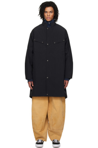 Black C.P. Coat by NEEDLES on Sale