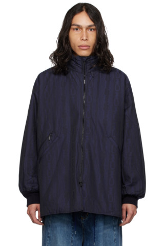 Navy Sur Coat by NEEDLES on Sale