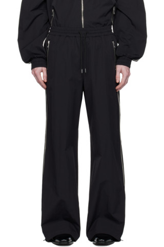 Han Kjobenhavn: Black Oversized Track Pants | SSENSE