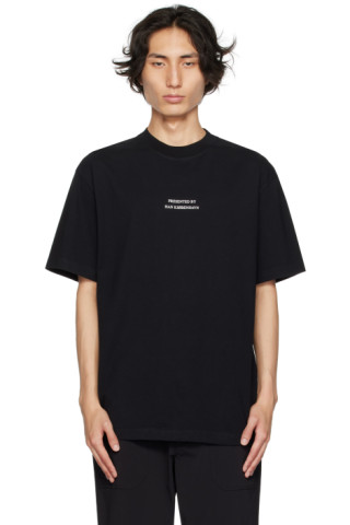 Han Kjobenhavn: Black Diamond Print T-Shirt | SSENSE