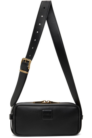 Miu Miu: Black Softy Bag | SSENSE Canada