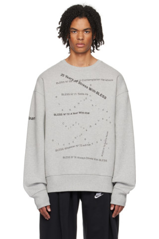 Bless: SSENSE Exclusive Gray Sweatshirt | SSENSE