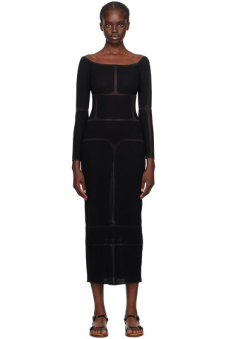 【関税込み】Gabriela Hearst ブラック Sebbie マキシドレス Gabriela Hearstのブラック Sebbie マキシドレスがセール中