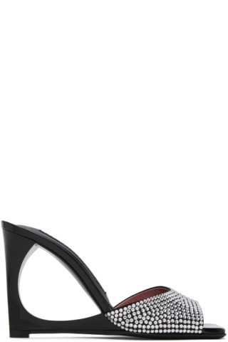 【関税込み】Les Petits Joueurs ブラック Lola ミュール Black Crystal Lola - LES PETITS JOUEURS – Les Petits Joueurs