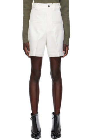 Fax Copy Express - White Casual Shorts