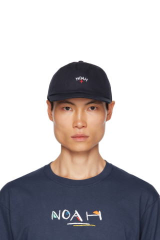 Navy Core 6-Panel Cap by Noah on Sale